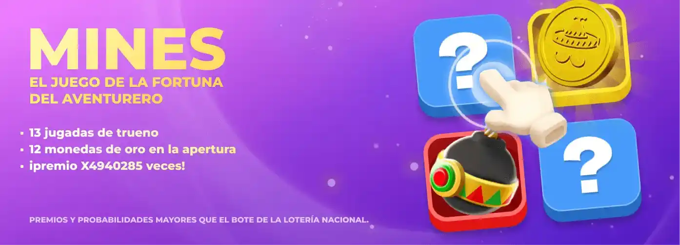 Mines: el juego de la fortuna del aventurero — premios y probabilidades mayores que el bote de la lotería nacional